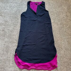 Banana Republic Black and Pink Mini Dress